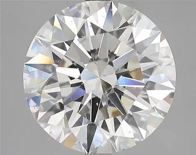 5.02ct I SI1 Rare Carat Ideal Cut Round Diamond