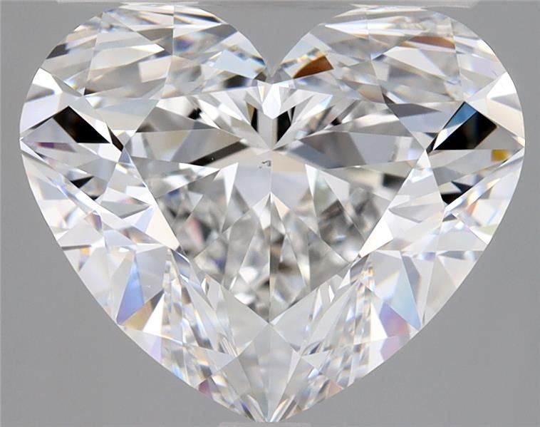 3.74ct E VS2 Rare Carat Ideal Cut Heart Diamond