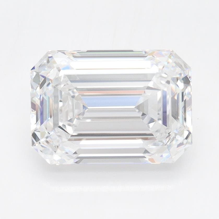 1.57ct D VVS1 Rare Carat Ideal Cut Emerald Lab Grown Diamond