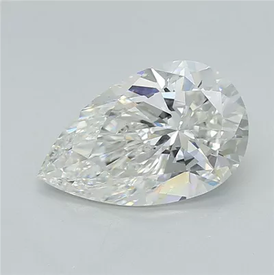 2.05ct F VS1 Rare Carat Ideal Cut Pear Lab Grown Diamond