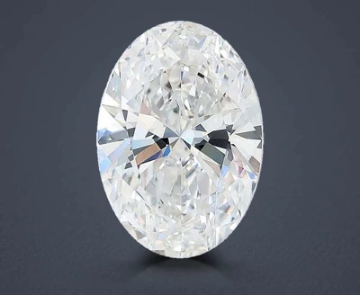 4.03ct E VS1 Rare Carat Ideal Cut Oval Lab Grown Diamond