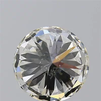 4.01ct K SI1 Rare Carat Ideal Cut Round Diamond