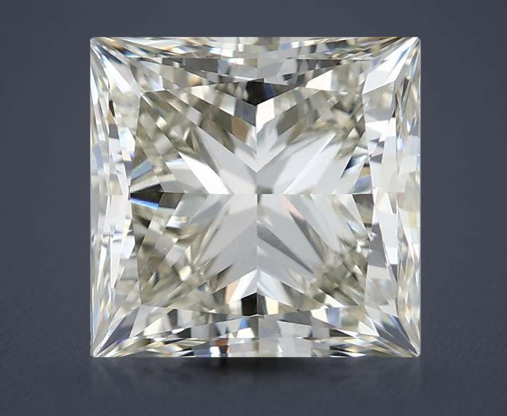 4.01ct K VS2 Rare Carat Ideal Cut Princess Lab Grown Diamond