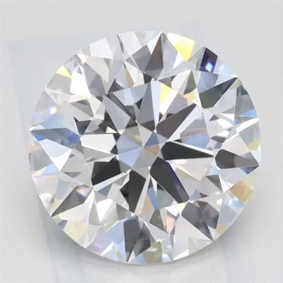 2.45ct D VVS1 Rare Carat Ideal Cut Round Lab Grown Diamond