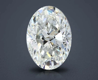 3.50ct H VS2 Rare Carat Ideal Cut Oval Diamond