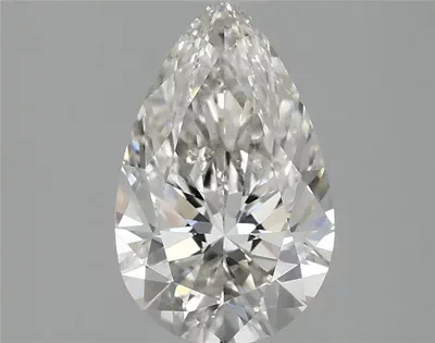 1.55ct G VS2 Rare Carat Ideal Cut Pear Lab Grown Diamond