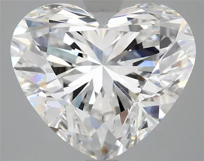 5.09ct E VVS2 Rare Carat Ideal Cut Heart Lab Grown Diamond