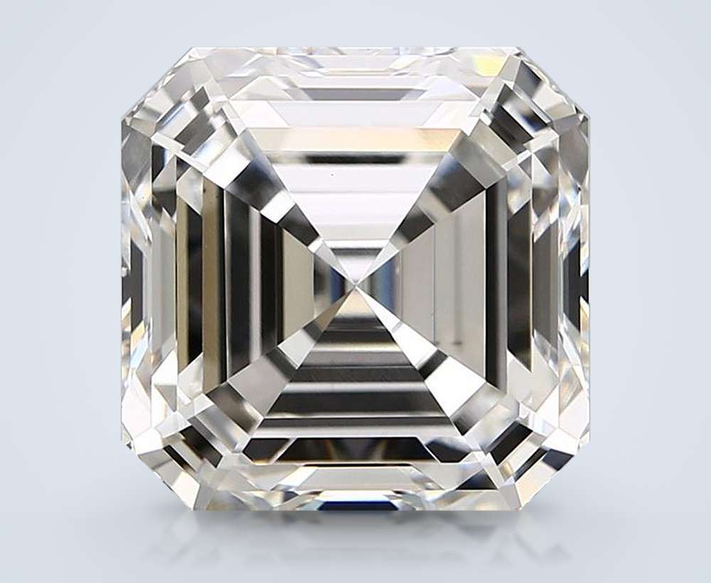 10.04ct G VS1 Rare Carat Ideal Cut Asscher Lab Grown Diamond