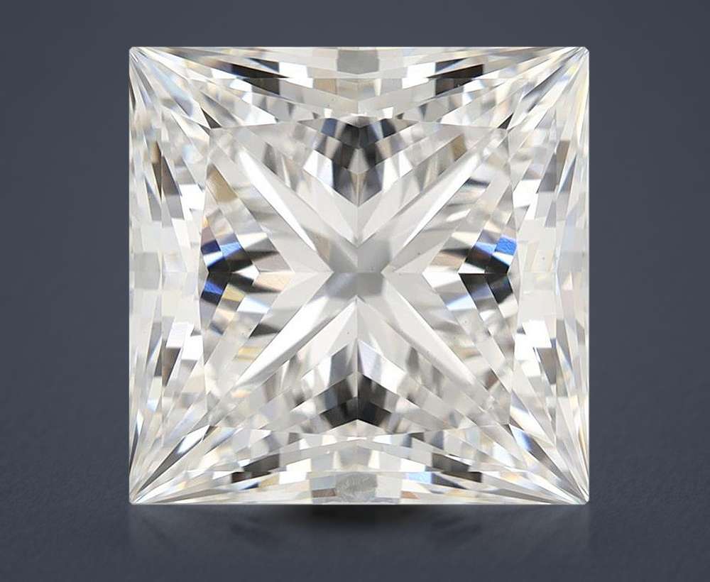8.75ct F VS1 Rare Carat Ideal Cut Princess Lab Grown Diamond