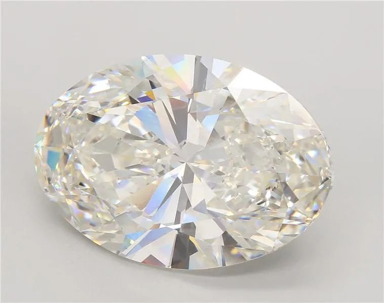 22.10ct H VS2 Rare Carat Ideal Cut Oval Lab Grown Diamond