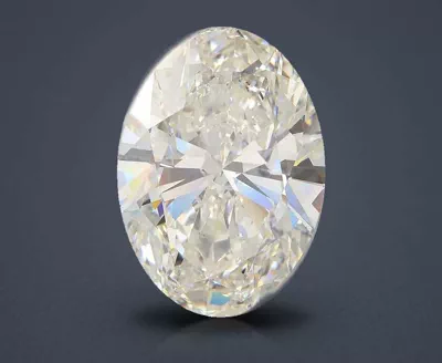 22.10ct H VS2 Rare Carat Ideal Cut Oval Lab Grown Diamond