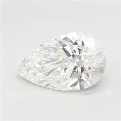 4.09ct E VS1 Rare Carat Ideal Cut Pear Lab Grown Diamond