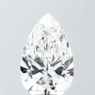 10.09ct G VVS2 Rare Carat Ideal Cut Pear Lab Grown Diamond