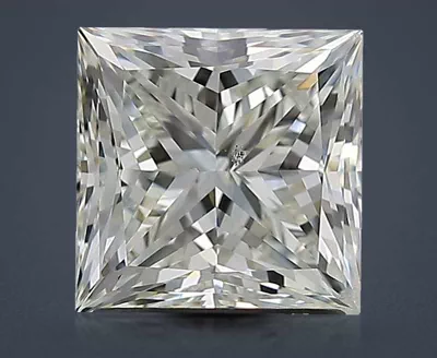 1.70ct K SI2 Rare Carat Ideal Cut Princess Diamond