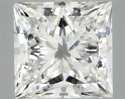 10.00ct G VS2 Rare Carat Ideal Cut Princess Lab Grown Diamond