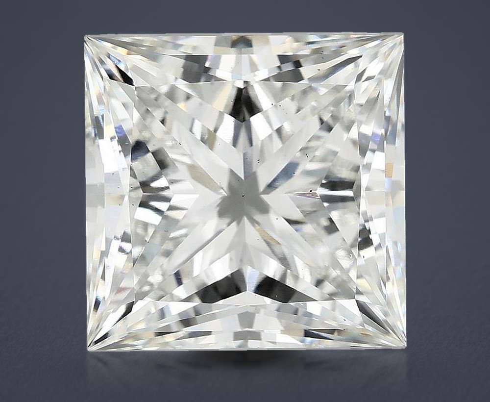 10.00ct G VS2 Rare Carat Ideal Cut Princess Lab Grown Diamond