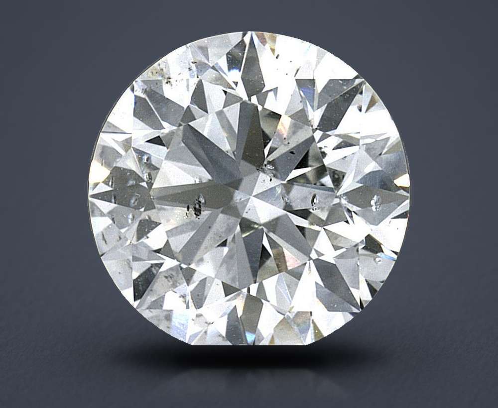 2.70ct G SI2 Excellent Cut Round Diamond