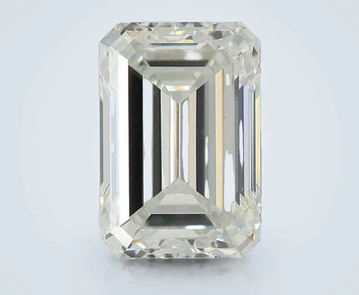 6.21ct F VS1 Rare Carat Ideal Cut Emerald Lab Grown Diamond
