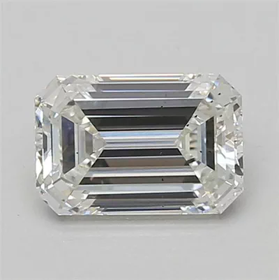 1.59ct F VS2 Rare Carat Ideal Cut Emerald Lab Grown Diamond