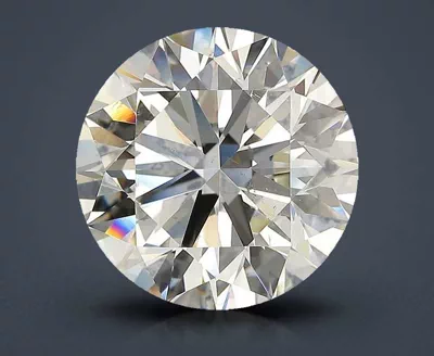 6.03ct I SI2 Rare Carat Ideal Cut Round Diamond