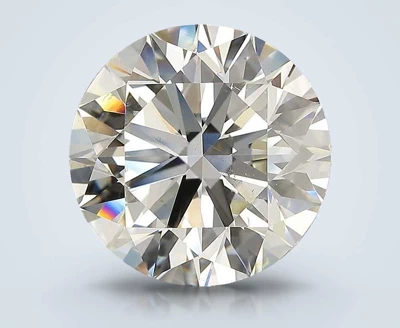 6.03ct I SI2 Rare Carat Ideal Cut Round Diamond