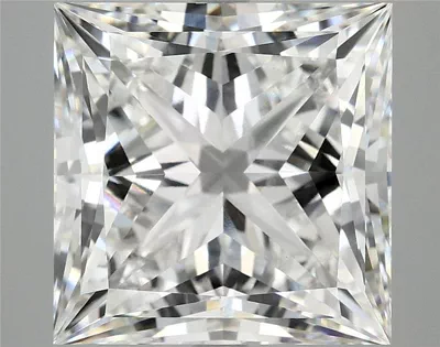 7.93ct E VVS2 Rare Carat Ideal Cut Princess Lab Grown Diamond