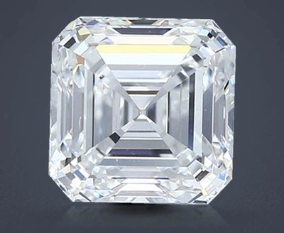 3.51ct D FL Rare Carat Ideal Cut Asscher Diamond