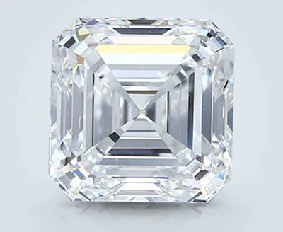 3.51ct D FL Rare Carat Ideal Cut Asscher Diamond