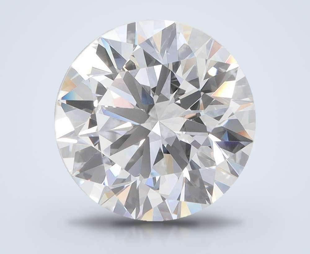 4.26ct D VVS1 Rare Carat Ideal Cut Round Lab Grown Diamond