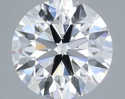 2.06ct F SI1 Rare Carat Ideal Cut Round Lab Grown Diamond