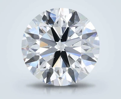 2.06ct F SI1 Rare Carat Ideal Cut Round Lab Grown Diamond