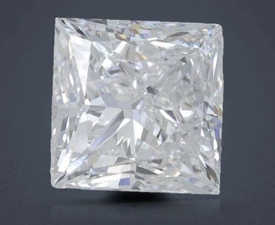 1.61ct E VVS2 Rare Carat Ideal Cut Princess Lab Grown Diamond