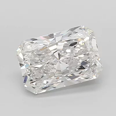3.05ct F VS1 Rare Carat Ideal Cut Radiant Lab Grown Diamond