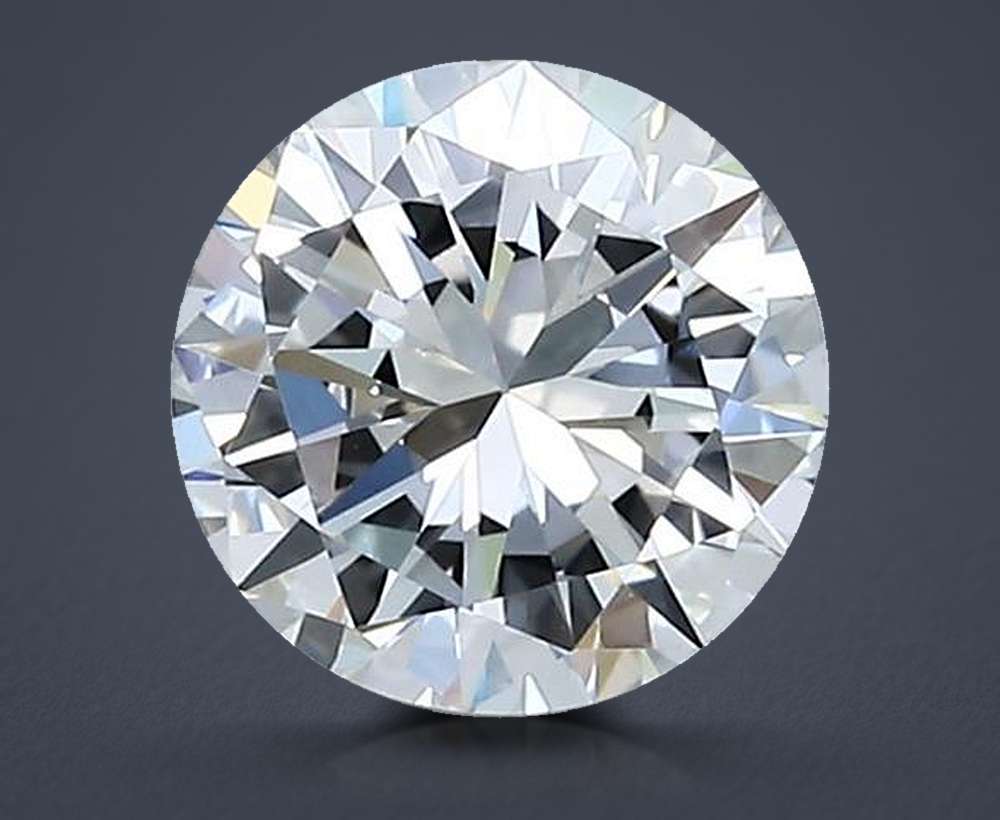 1.01ct F VVS2 Good Cut Round Diamond