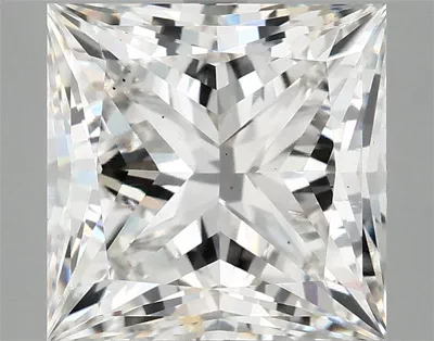 6.04ct G VS2 Rare Carat Ideal Cut Princess Lab Grown Diamond