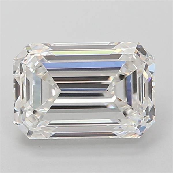 1.89ct F VS1 Very Good Cut Emerald Lab Grown Diamond