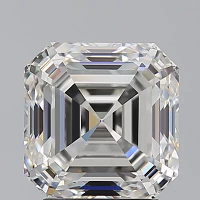 3.02ct H VVS2 Rare Carat Ideal Cut Asscher Diamond
