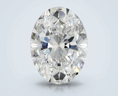1.35ct D VS2 Rare Carat Ideal Cut Oval Lab Grown Diamond