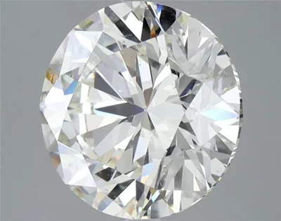 4.01ct J SI2 Rare Carat Ideal Cut Round Diamond