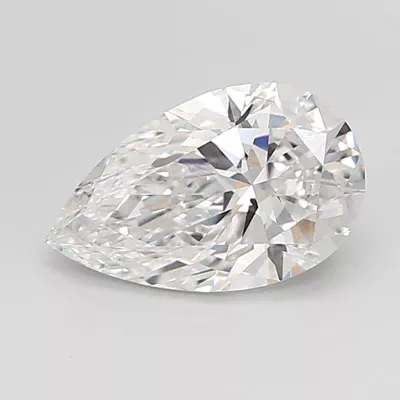 1.37ct D VS1 Rare Carat Ideal Cut Pear Lab Grown Diamond