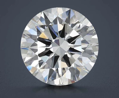 3.04ct J VS2 Rare Carat Ideal Cut Round Lab Grown Diamond