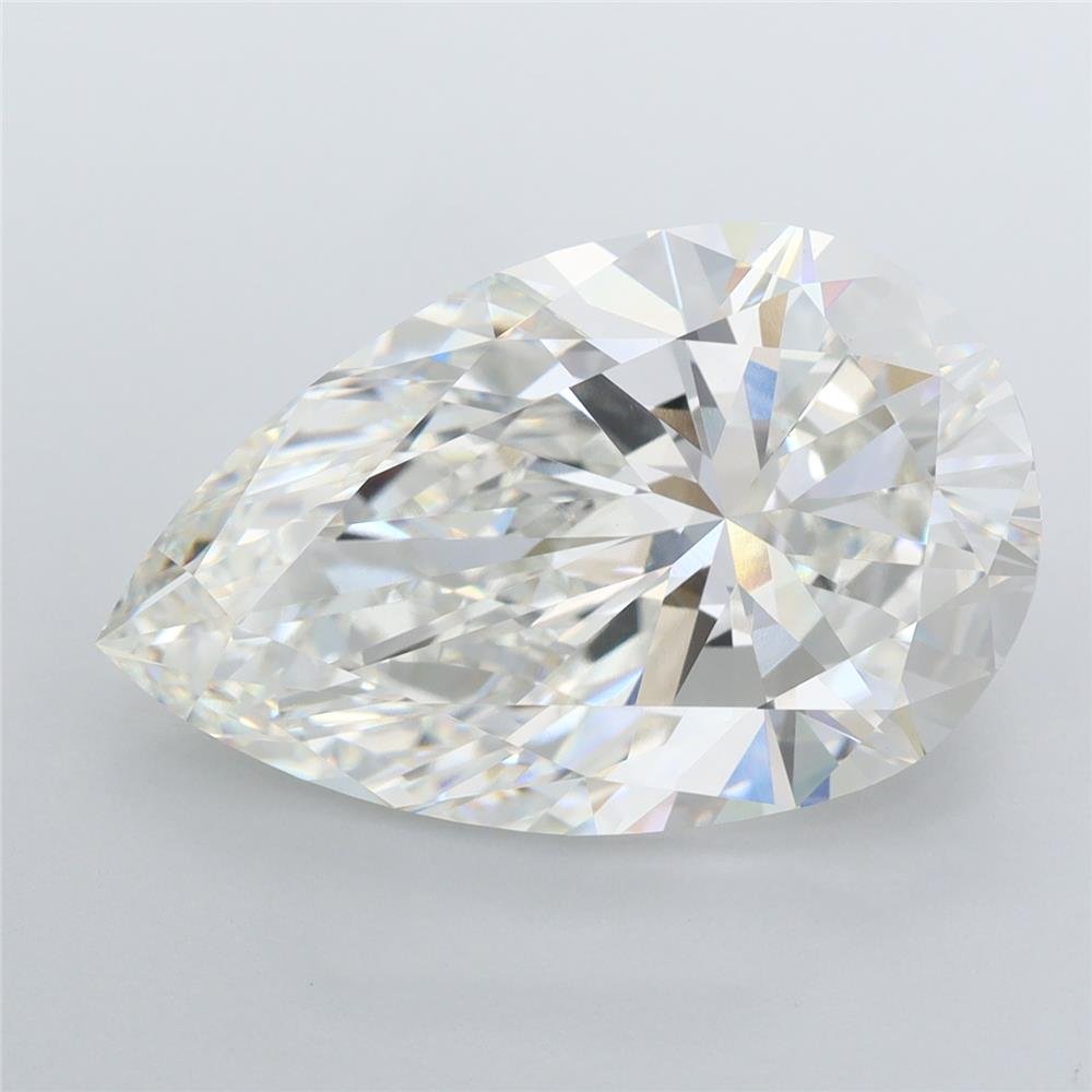 9.01ct G VVS2 Rare Carat Ideal Cut Pear Lab Grown Diamond