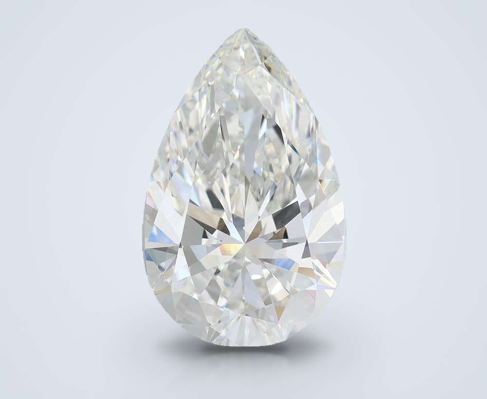 9.01ct G VVS2 Rare Carat Ideal Cut Pear Lab Grown Diamond