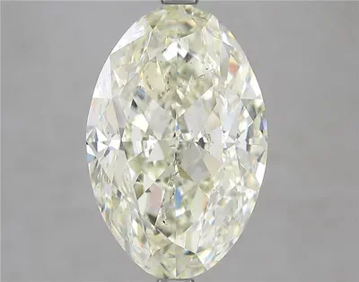 6.01ct J SI1 Rare Carat Ideal Cut Oval Diamond