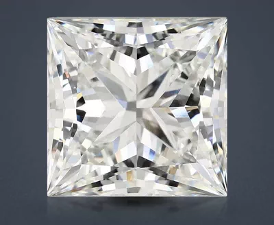 10.22ct F VVS2 Rare Carat Ideal Cut Princess Lab Grown Diamond