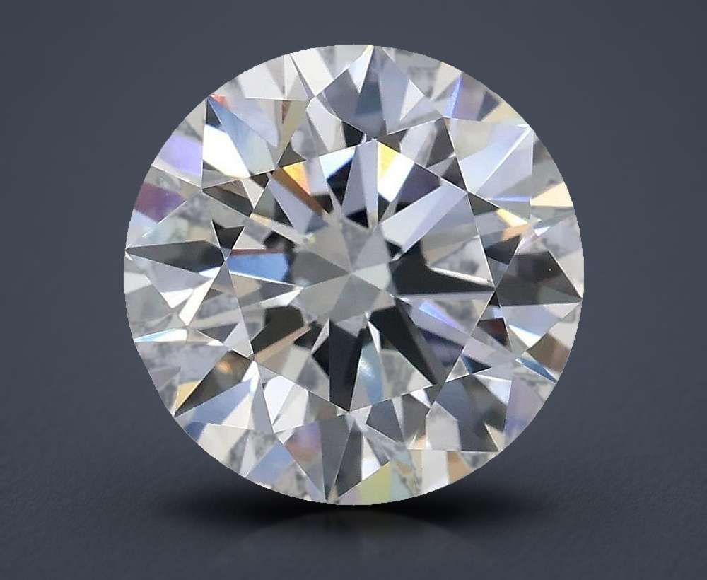 2.71ct E VS1 Rare Carat Ideal Cut Round Lab Grown Diamond