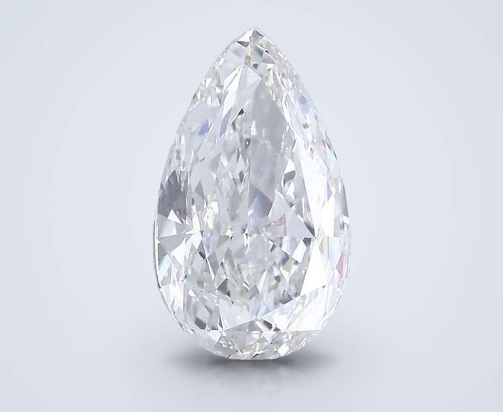 21.32ct H VVS2 Rare Carat Ideal Cut Pear Lab Grown Diamond