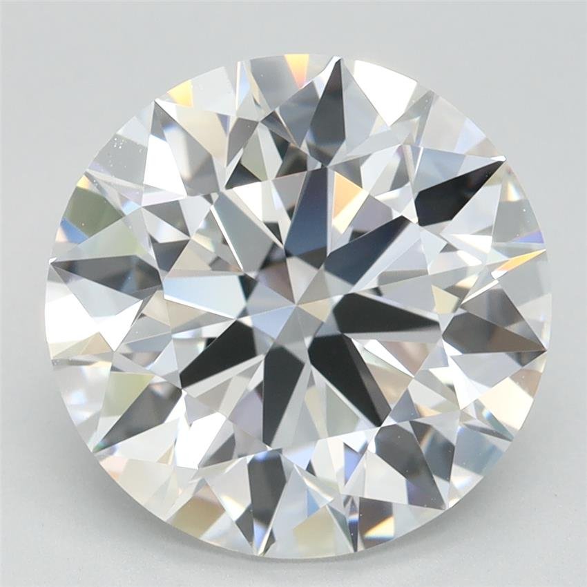 4.05ct D FL Rare Carat Ideal Cut Round Lab Grown Diamond