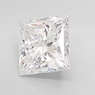 5.07ct D VS1 Rare Carat Ideal Cut Princess Lab Grown Diamond