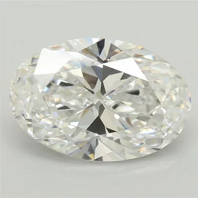 3.08ct E VVS2 Rare Carat Ideal Cut Oval Lab Grown Diamond